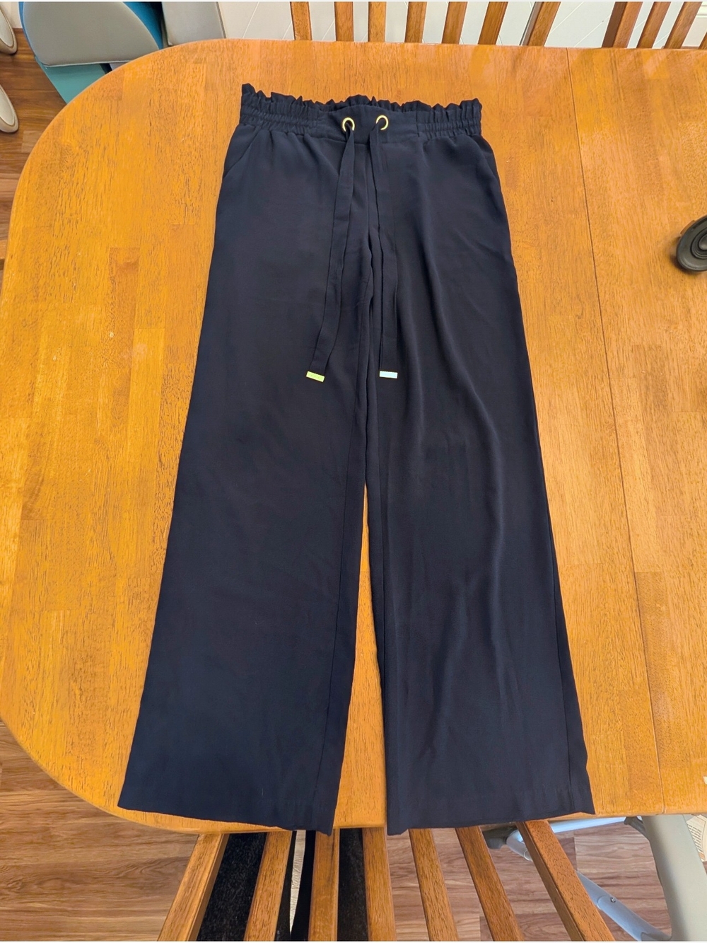 Michael Kors Wide Leg Pants in Navy Blue Size Small